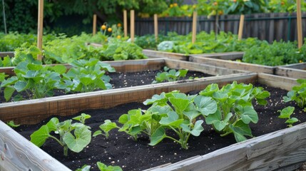pumpkin seeds in raised beds generative ai