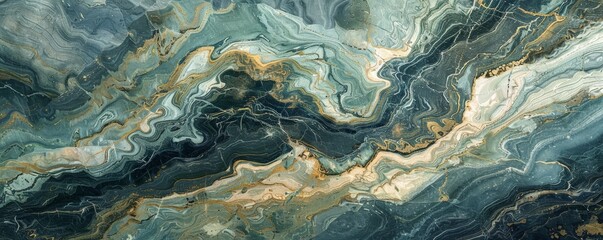 Fototapeta premium Marble rock stone texture wallpaper background of blue ocean