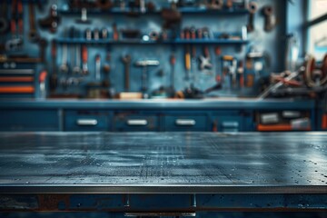 Automotive Workshop Setting Aesthetic