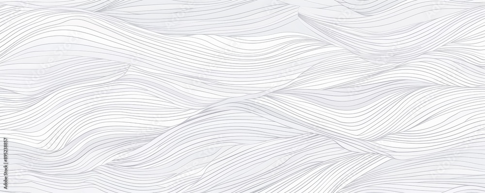 Poster a wave background. a hand drawn wave motif on a horizontal surface. stripe texture with many lines. 