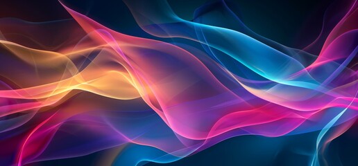 Obraz premium The abstract pattern of flower petals or nature pattern in color. Exotic wallpaper in a style of painting. Wavy wave art shape.