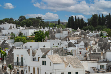 Trulli of Alberobello, a UNESCO heritage site.