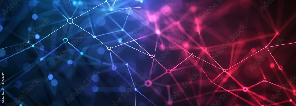 Poster abstract digital connection dots and lines. technology background. network connection structure. ple