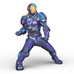 サイバーマン　3DCGレンダリング