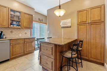 Images of a Kitchen Cabinets, Island, Appliances, Cooking, Baking