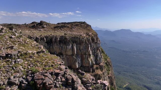 The Magical Nature of the Tundavala Gorge in Angola, Aerial View