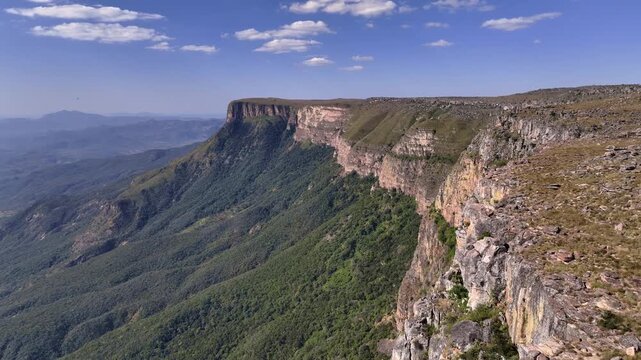 The Magical Nature of the Tundavala Gorge in Angola, Aerial View