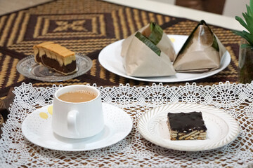 Food for breakfast on the table