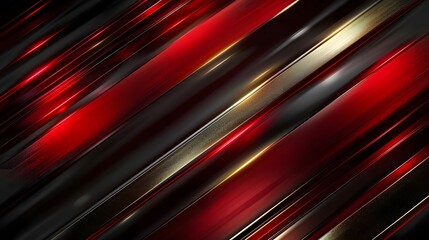 Elegant Red and Gold Design with Modern Touch