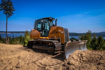 Obraz premium bulldozer at work