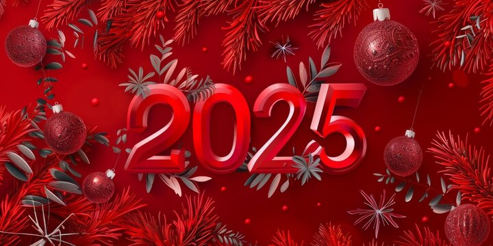 To enhance the atmosphere of the 2025 New Year Celebration, there will be vibrant red decorations, creating a joyful and festive event for attendees to enjoy with cheer and happiness
