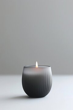 Vela decorativa minimalista