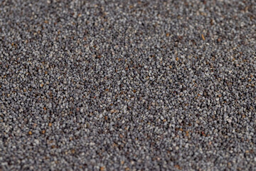 scattered poppy seeds for cooking