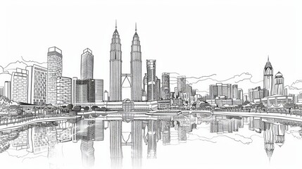 Kuala Lumpur Urban Scene, Malaysia