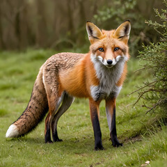 Fototapeta premium red fox vulpes