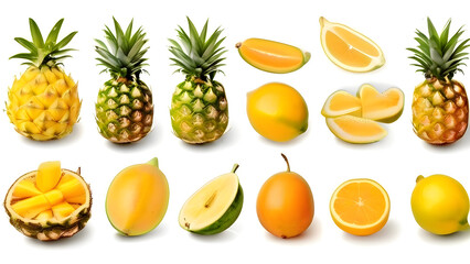set of fruit