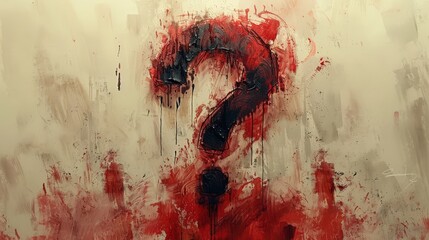 question mark abstract background