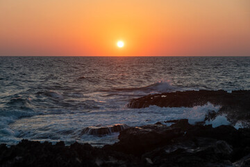 Ostuni, COSTA MERLATA (Sunrise) where you can discover numerous coves and beaches with crystal clear sea.
