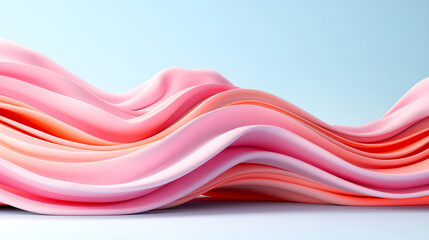 Vibrant 3d fabric abstract dynamic background fluid motion, swirling patterns, rich blend of colors. AI generated