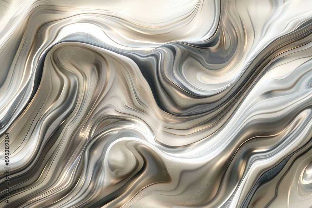 Poster abstract liquid metallic background. perfect for adding a stylish and modern touch to your projects.