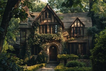 Obraz premium Exterior of a tudor house