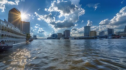 Downtown New Orleans and the Superdome