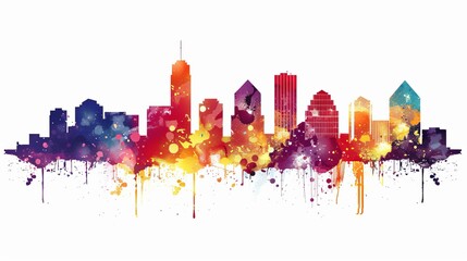 Obraz premium scenic view to New Orleans skyline in morning light from river Mississippi, Louisiana, USA