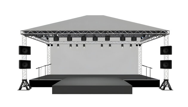 music event concert mock up stage rigging 8