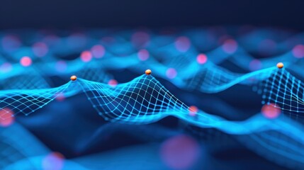 Global Soundwave Connectivity, a vibrant digital illustration showcasing a network of sound waves linking listeners worldwide, embodying the vast impact of online audio series, ample text space.