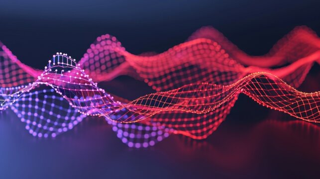 Global Sound Wave Network, a vibrant illustration depicting interconnected sound waves reaching diverse listeners worldwide, embodying the vastness of online audio series with ample text space.