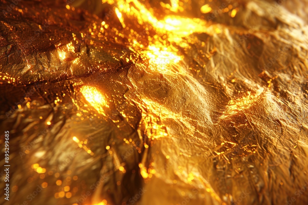 Aufkleber a close-up shot of a shiny surface with reflections and details
