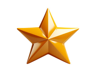 Obraz premium golden star isolated