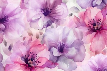 Fototapeta premium A close-up shot of a bouquet of colorful flowers, perfect for decorating or adding a personal touch to any space