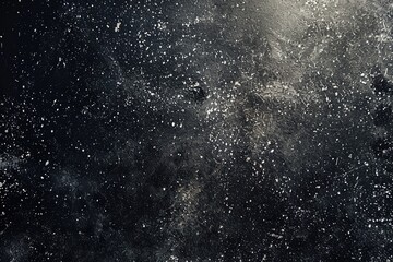 Obraz premium Dark textured background with white specks. Perfect for adding a grunge aesthetic to your designs.