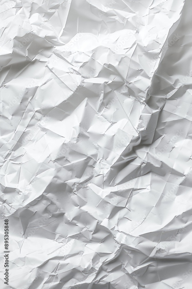 Aufkleber a close-up shot of a single sheet of white paper with no text or markings
