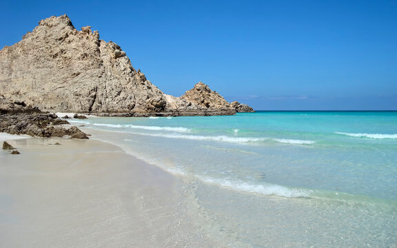 The view of Detwah lagoon,  Qalansiya, Socotra Island, Yemen