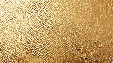 A gold colored surface with a textured pattern