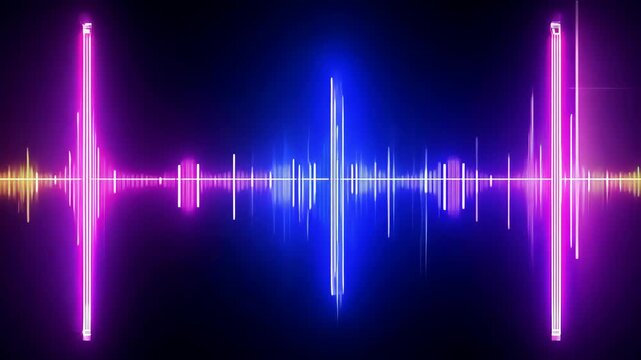 Pulsating Rhythms: Seamless Music Equalizer Background