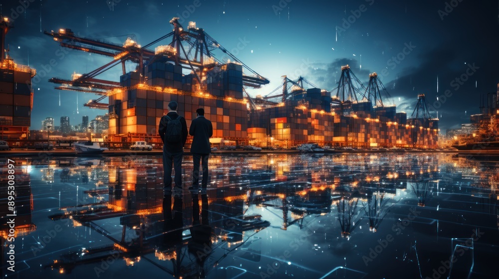 Poster explore the use of ai in improving supply chain resilience and reducing vulnerabilities to disruptio