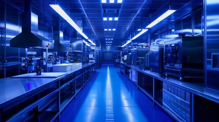 Fototapeta premium Advanced laboratory with high-tech equipment
