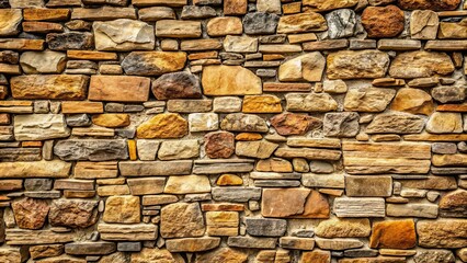 Fototapeta premium Stone wall background with rough texture and natural colors, stone, wall, background, texture, rough, natural, colors