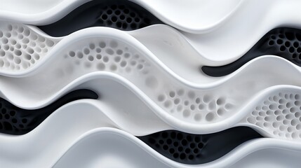 Vibrant 3d porous abstract dynamic background fluid motion, swirling patterns, rich blend of colors. AI generated