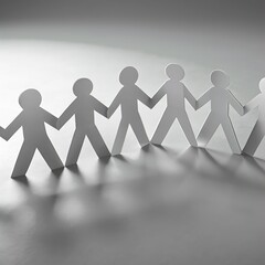 group of people holding hands