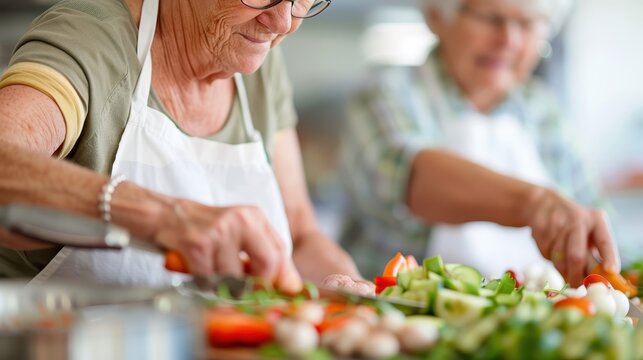 Two people preparing a variety of fresh vegetables in a kitchen, emphasizing teamwork, healthy eating, and the shared experience of cooking together.