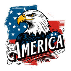 America Eagle t-shirt design