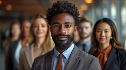 Series of Face Portraits of Corporate Worker Showing Various Emotions