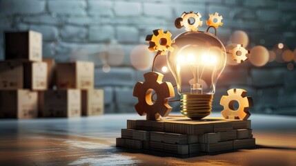 Agile processes encourage sustainable development with a visual representation of creativity and innovation