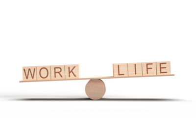 work life balance wooden cube block relaxation work job occupation career using freelance employee motivation inspiration strategy wellbeing strategy symbol sign compare lifestyle object success icon