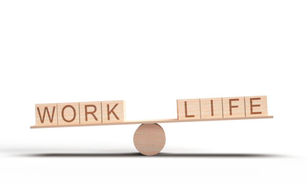 work life balance wooden cube block relaxation work job occupation career using freelance employee motivation inspiration strategy wellbeing strategy symbol sign compare lifestyle object success icon