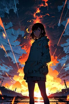 凛々しく立っているカッコイイ女性
Generative AI